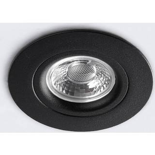 DL6809 LED-downlight, rundt, sort