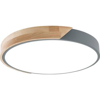 Borneo LED-loftlampe med træramme