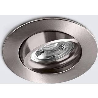 DL6809 LED-downlight, rundt, nikkel