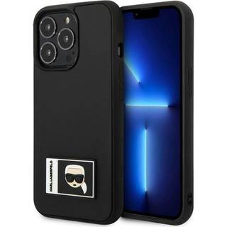 Karl Lagerfeld iPhone 13 Pro Max sort hardcase Ikonik Patch