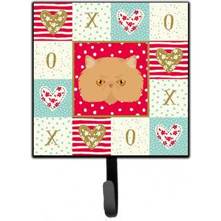 """" Caroline's Treasures Persian Modern Cat Love Leash eller Key Holder Hooks Multicolor """"