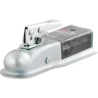 Curt 25135 Lige tunge trailerkobling til 2-1/2-tommer kanal 2-in Hitch Ball 3 500 lbs klar zink