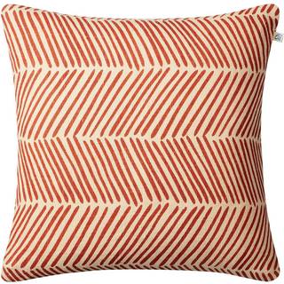 Chhatwal & Jonsson Rama Cushion Cover 50x50 Cm Light Beige/ - Pyntepuder & Betræk Hør Apricot Orange - CC230161-17B