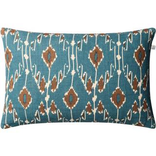 Chhatwal & Jonsson Ikat Goa pudebetræk 60x40 cm Heaven blue/Taupe