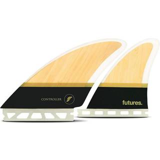 Futures Fins Quad Controller Honeycomb Finne Set - Uni - bambus