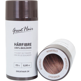 Great Hair Hårfibre - Lysebrun (23 g.)