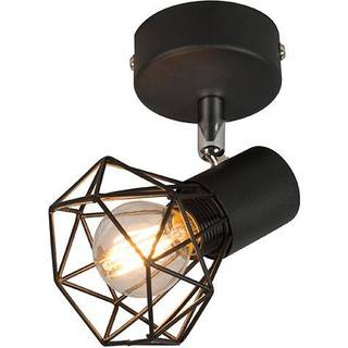 Art Deco Spotlight Sort Drejelig og Vippelig - Mosh