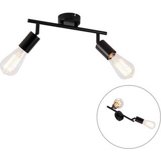 Moderne spotlight sort 2-lys justerbar - Facil