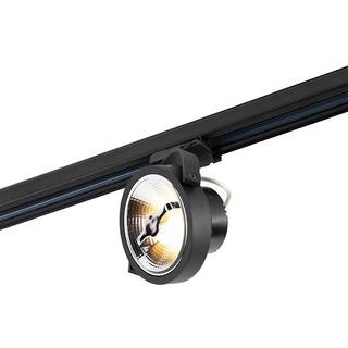 LED 3-faset skinnespot sort 15W 2700K inkl. AR111 - Expert
