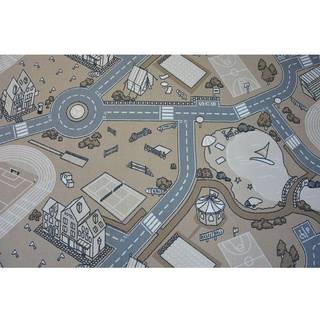 TÆPPER - FOREDRAG skridsikker til børn STREET beige 200x300 cm