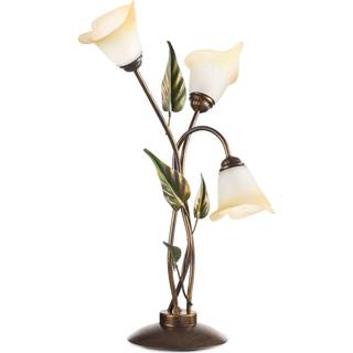 Bordlampe Miranda med 3 lyskilder, bronze