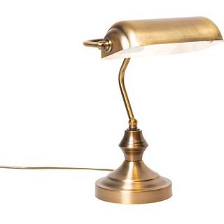Klassisk bordlampe/notarlampe bronze - Banker