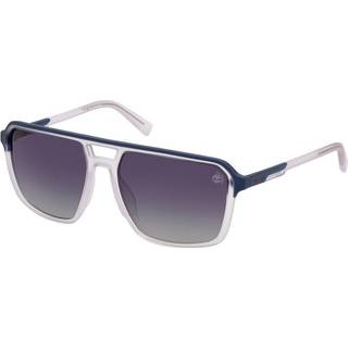 Timberland TB9301 Polarized 26D 60 Solbriller Mænd Blue - Clear Blue Two-Tone - 60mm