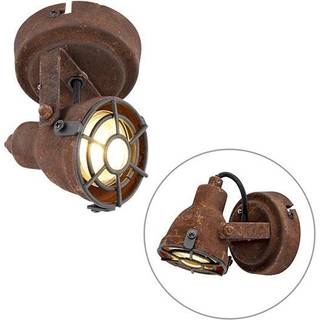 Industriel spotlight rustbrun - Sorra