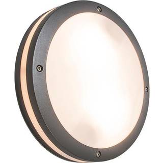 Væg- og loftslampe mørkegrå 2-lys IP54 - Glow