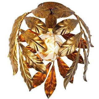 Vintage loftslampe antik guld 30 cm - Linden