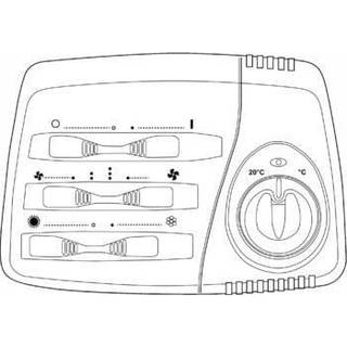 Frico PCR2 Kontrolpanel til PCW ventilatorkonvektor