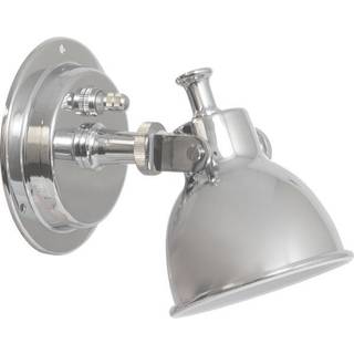 Læselampe, krom messing, halogen, 12 V, 10 W