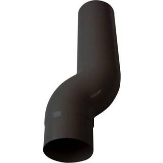 Plastmo nedførsel, PVC, grafit - Ø110 mm