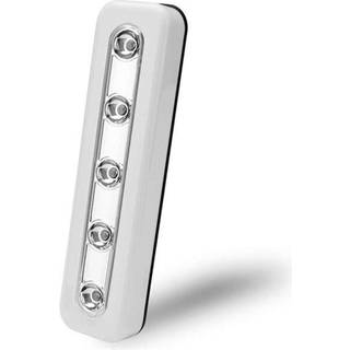 Hvid 5 LED-spotlight med Touch