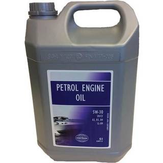 Fuldsyntetisk olie til 4-takt indenbords- &amp; påhængsmotorer Orbitrade Petrol Engine Oil 5W-30, til benzinmotorer, ACEA A3/B3 &amp; API CF/SM, 5 liter