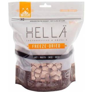 MUSH HELLÄ - Frysetørret hundefoder med Okse - 250g