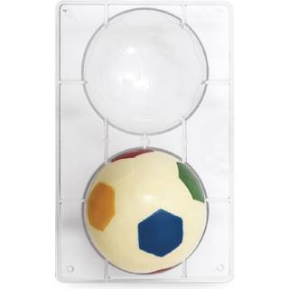 Fodbold Stor ø12 cm – Polycarbonat Chokoladeform, Decora