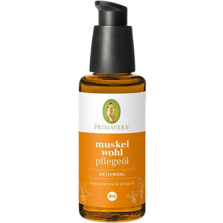 Primavera Gesundwohl Aktivt velvære Muskelpleje plejeolie økologisk 50 ml (2.920,00 kr / 1 l) - 50 ml