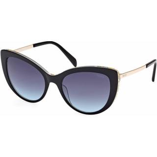 Emilio Pucci EP0191 01B 56 Solbriller Kvinder Black - Black - 56mm