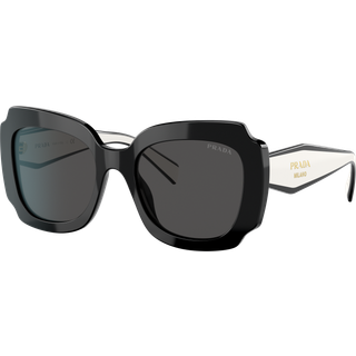 Prada PR 16YSF Asian Fit 09Q5S0 54 Solbriller Kvinder Black - Black - 54mm
