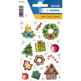 Herma stickers selvklæbende klistermærker - Decor juletid