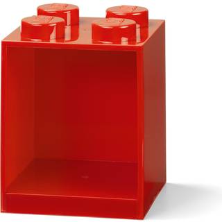 V?relset K?benhavn Lego Brick Shelf 4 Stud r?d
