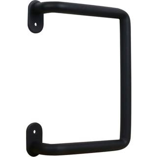 National Hardware N700-103 Interi?r glidende staldd?r Hardware Troy Pull 8 i Matte sort