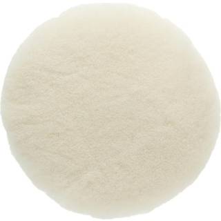 Uldskiver Mirka Lambswool Pad, Ø150 mm Grip, passer bagskive Ø150 mm, hvid, 2-pak