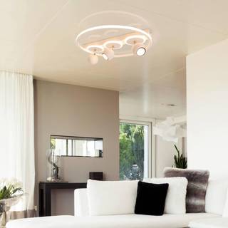 Ronda LED-loftlampe, hvid, 3 lyskilder