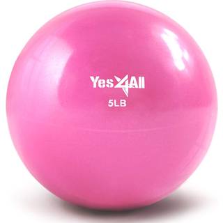Ja4All Soft Weighted Toning Ball Glat 5lb Pink