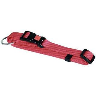 Halsbånd nylon rød 15 mm 30-45 cm