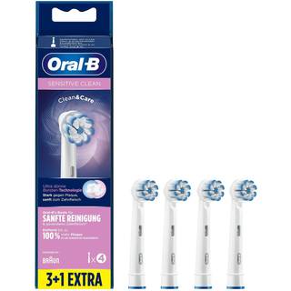 4 stk. Oral-B Sensitive Clean & Care Tandbørstehoveder 3+1