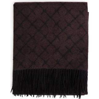 Ortega tørklæde i kashmir-blanding - Dark Chokolate - ONE SIZE