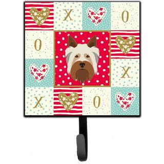 """" Caroline's Treasures Australian Silky Terrier Love Leash eller Key Holder Hooks multicolor """"