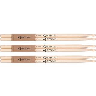 Promark La Specials Drum Sticks - 5b Drumsticks - Drum Sticks Set til akustiske trommer eller elektroniske trommer - Oval Wood Tip - Hickory Drum