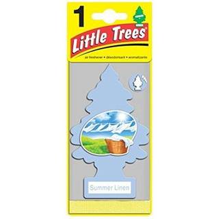 Little Trees Car Air Freshener | H?ngende papirtr? til hjem eller bil | Sommer linned | 6 pakke