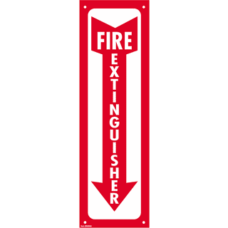 Cosco -tegn gl?d i m?rk ildslukker 4 """" x 13 """" r?d og hvid (098063)