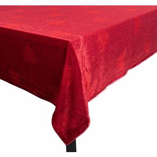 Velour dug - Rød - 3 meter - Nervøs velour - Pakke med 3 meter