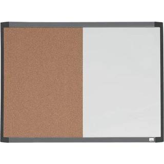 Nobo Quartet combo board: whiteboard bulletin board - 585 x 430 mm