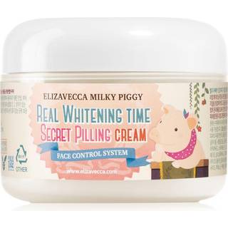Elizavecca Milky Piggy Real Whitening Time Secret Pilling Cream Fugtgivende blødgørende creme med exfolierende effekt 100 ml - 100 ml