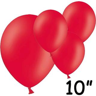 Røde balloner 10" - 100 stk.