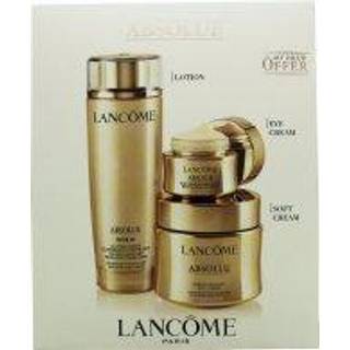 Lancôme Absolue Power Trio Gavesæt 150ml Rose Toning Lotion + 60ml Soft Cream + 20ml Øjencreme Cream