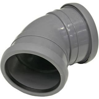 Pipelife 172333 Bøjning med 2 ærmer, 45° 50 mm