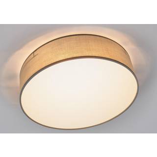 Loftslampe Ceiling Dream, Ø 40 cm, tekstil, grå